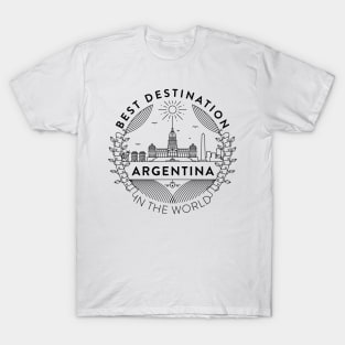 Argentina Minimal Badge Design T-Shirt